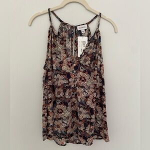 Evereve NWT Mia Dot Floral Tank Top